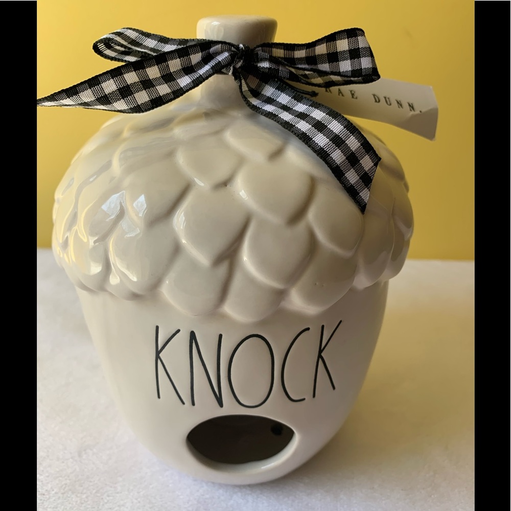 Rae Dunn Knock Acorn Birdhouse